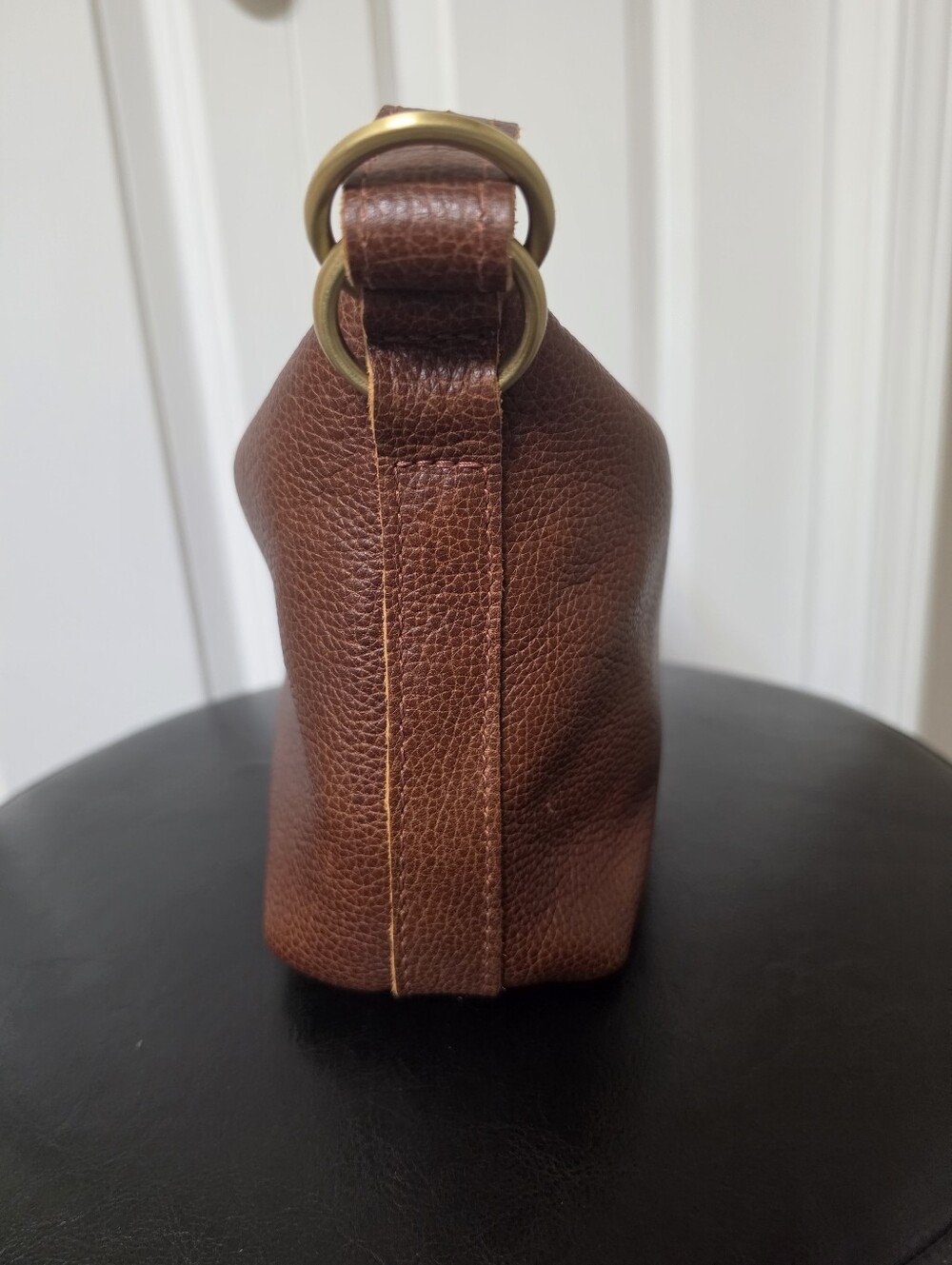 Portland Leather Goods Small Slouchy Shoulder Bag/Color: Asheville - Picture 3 of 9
